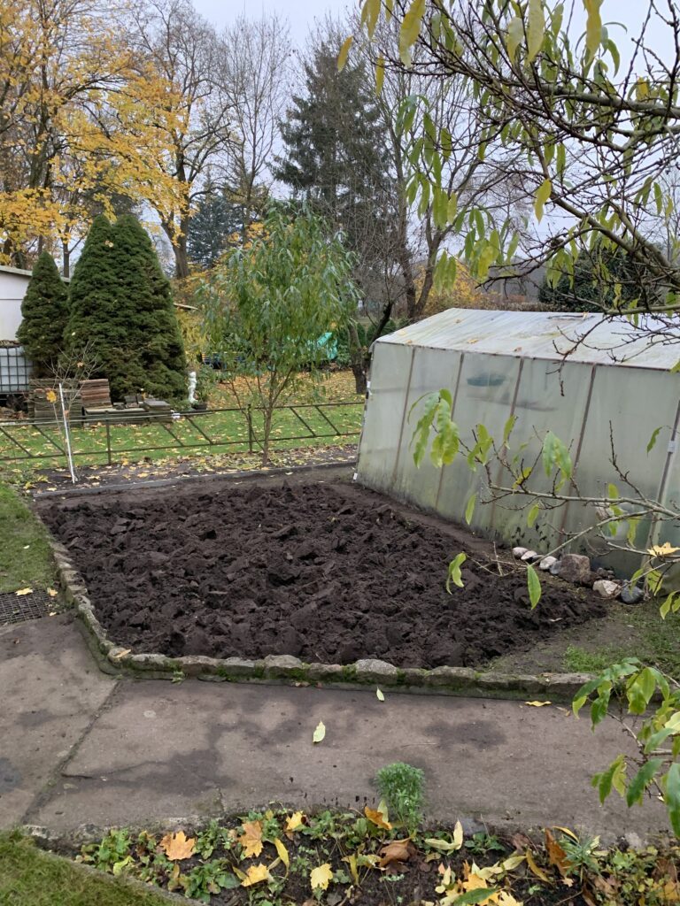 Zukünftiges Kartoffelbeet