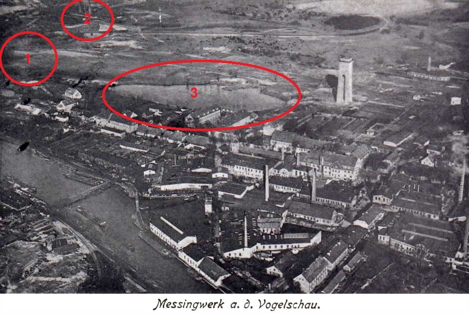 Luftbildaufnahme aus den 1920er- oder 1930er-Jahren