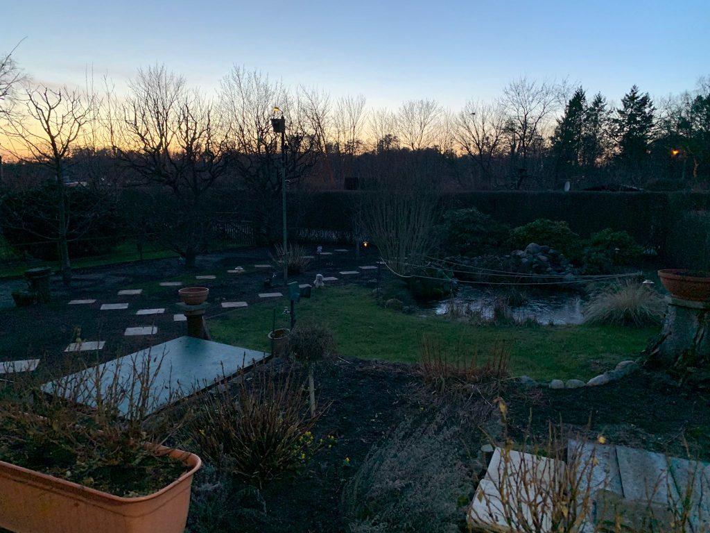 Sonnenuntergang in Finow