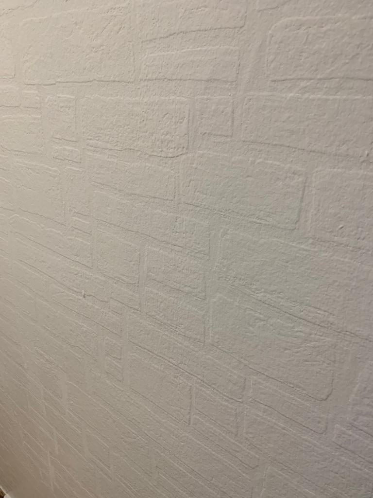 Abgetrocknete "Ziegelwand"